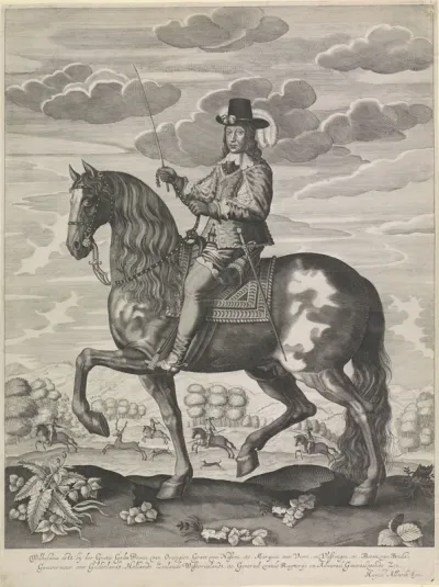 Ruiterportret van Willem II, prins van Oranje