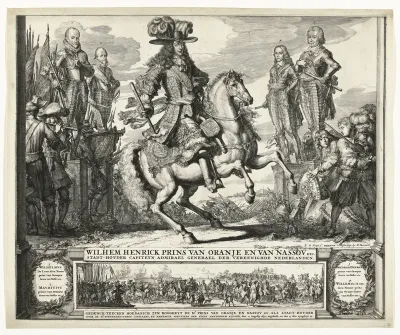 Ruiterportret van Willem III als stadhouder en kapitein-generaal van de verenigde Nederlanden