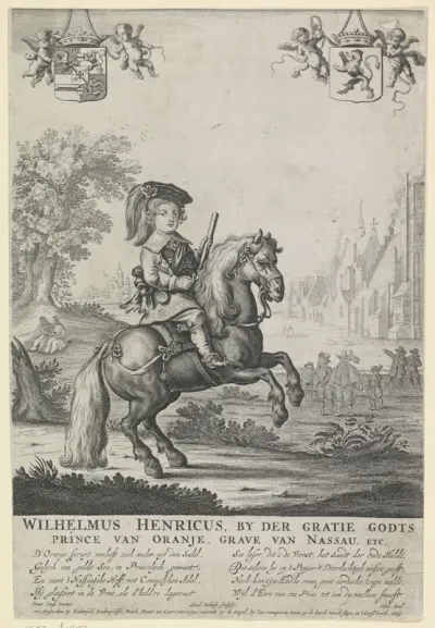 Ruiterportret van Willem III, prins van Oranje