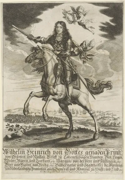 Ruiterportret van Willem III, prins van Oranje