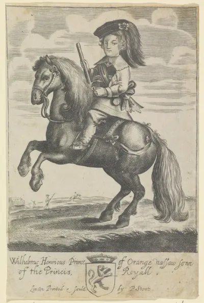 Ruiterportret van Willem III, prins van Oranje