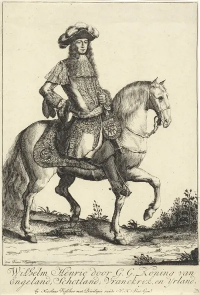 Ruiterportret van Willem III, prins van Oranje-Nassau en koning van Engeland