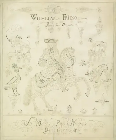 Ruiterportret van Willem IV, prins van Oranje-Nassau