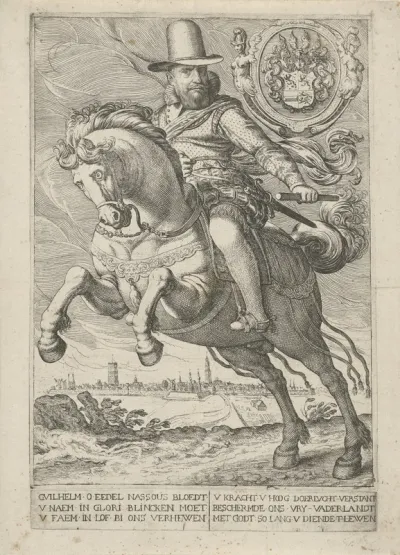 Ruiterportret van Willem Lodewijk