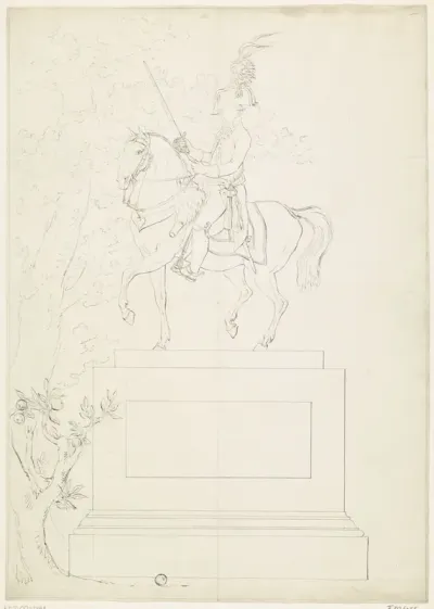 Ruiterstandbeeld van de prins van Oranje, 1815