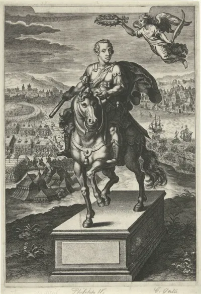 Ruiterstandbeeld van Filips IV als Romeinse keizer