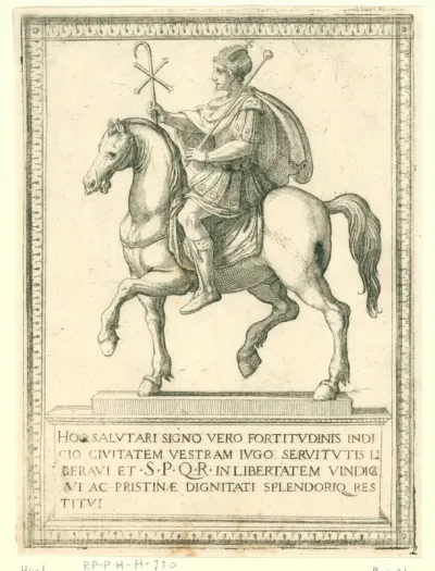 Ruiterstandbeeld van keizer Constantijn de Grote