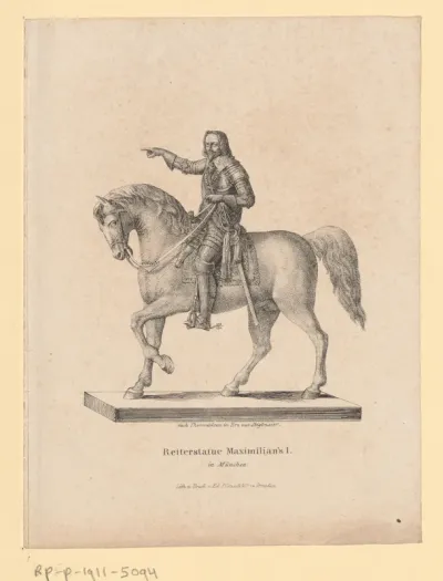 Ruiterstandbeeld van Maximiliaan I van Beieren in München