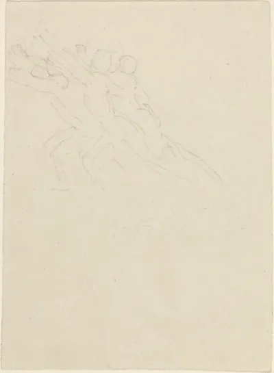 Running Figures with Arms Raised