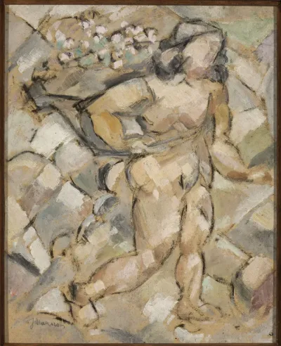 Running woman