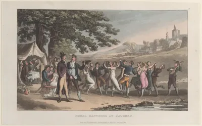 Rural Happiness at Caverac, from "Journal of Sentimental Travels in the Southern Provinces of France, Shortly Before the Revolution"