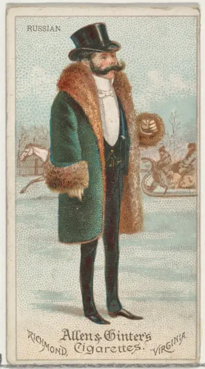 Russian, from World's Dudes series (N31) for Allen & Ginter Cigarettes