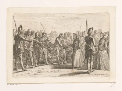 Russische krijgsgevangenen in Berlijn, 1758