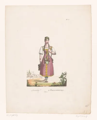 Russische melkverkoopster