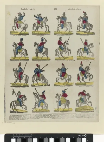Russische ruiterij / Cavalerie Russe