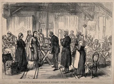 Russo-Turkish War: Princess of Roumania's Hospital at Bucharest