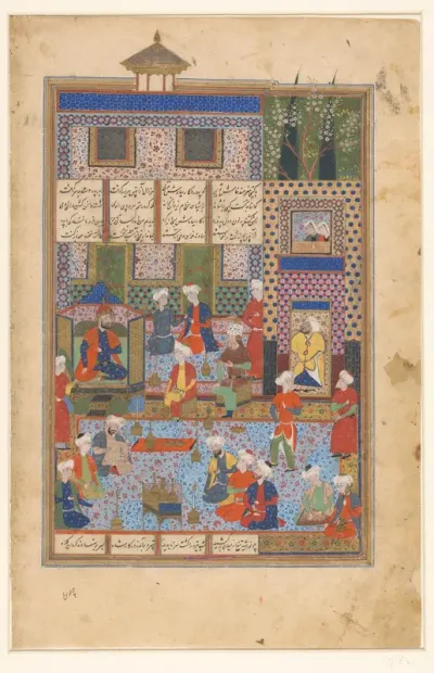 Rustam neemt afscheid van Shah Kai Khusrau