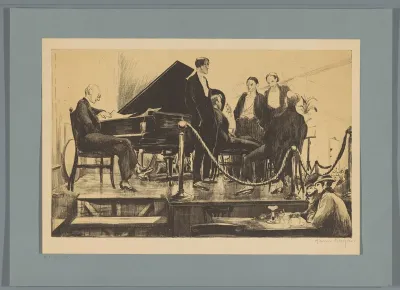 Rustende muzikanten