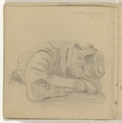 Rustende vrouw
