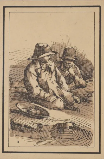 Rustic Figures: Two Boys