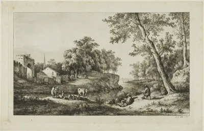 Rustic Landscape in Ambronay