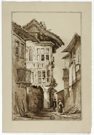 Rustic Street Scene