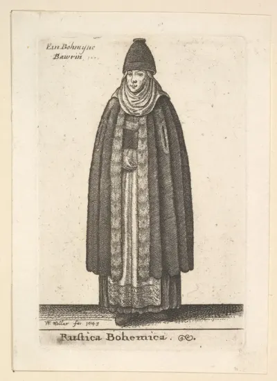 Rustica Bohemica. (Bohemian peasant woman)