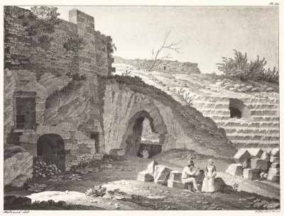 Rustics Picnicking in Ruins