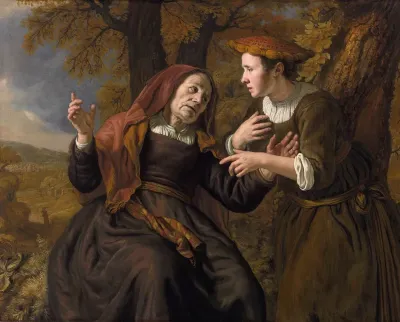 Ruth and Naomi  (Ruth 4:7-10)
