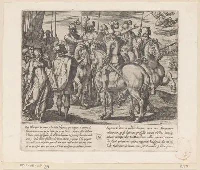 Ruy Velazquez geeft de zonen van Lara hun opdracht