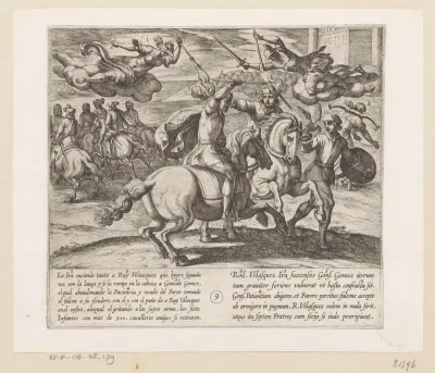 Ruy Velazquez verwondt Gonzalo Gomez opnieuw, die de prins slaat en de zonen van Lara te wapen roept