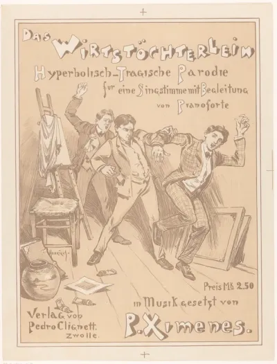 Ruziënde mannen in een atelier