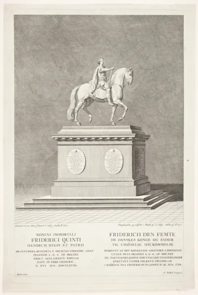 Rytterstatuen af Frederik V på Amalienborg Slotsplads