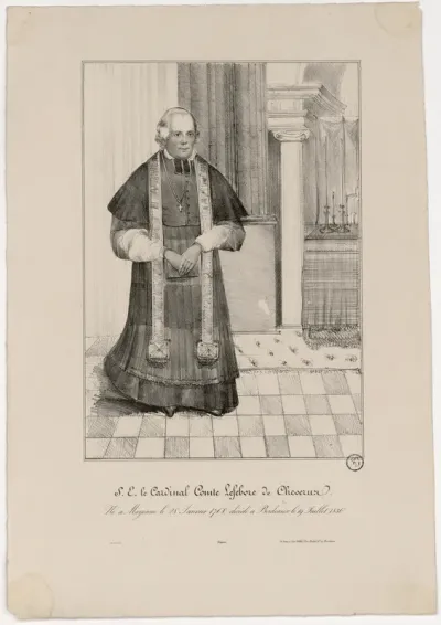 S. E. le Cardinal Comte Lefebvre de Cheverus [...] Lith. de Gaulon