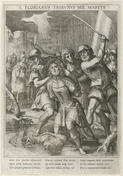 S.Florianvs tribvnvs mil martyr
