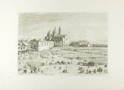 S. Giustina in prà della Vale, from Vedute