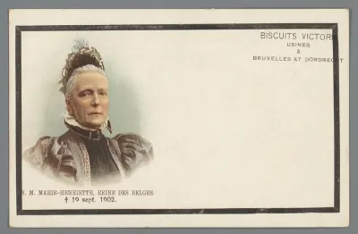 S.M. Marie-Henriette, Reine des Belges. † 19 sept. 1902
