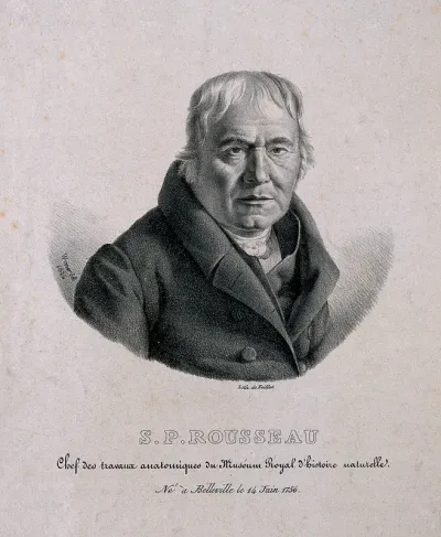 S. P. Rousseau. Lithograph by P.J. Feillet after Werner, 1826