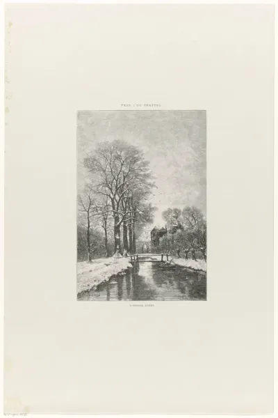 's Winters buiten