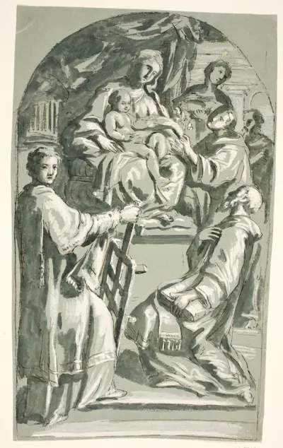 Sacra Conversazione med Sankt Laurentius og Antonius af Padova