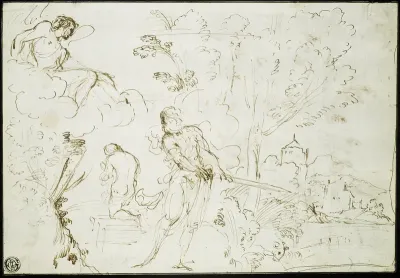 Sacrifice of Isaac (recto); Jacob's Dream (verso)