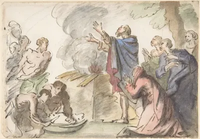 Sacrifice of Noah (?)