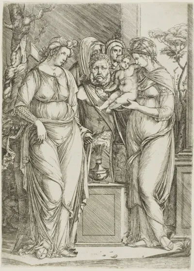 Sacrifice to Priapus, the Large Plate