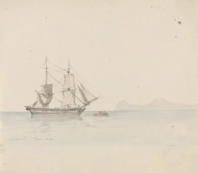 Sailing Ship in the Bay of Naples