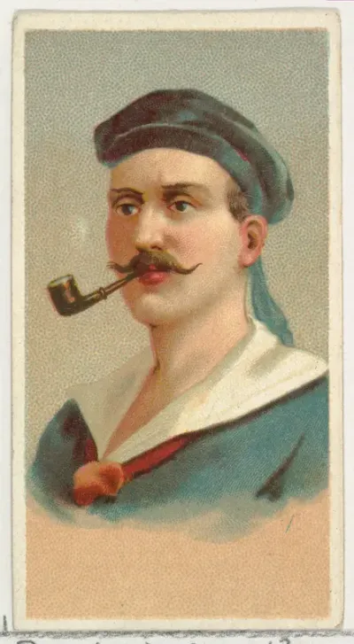Sailor, printer's sample from World's Smokers series (N33) for Allen & Ginter Cigarettes