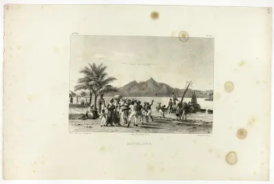 Sailors, plate 19 from Customs and traditions of Negroes, volume 4 of Voyage pittoresque dans le Brésil