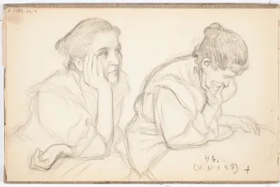 Saimi Järnefelt, Two Portrait Sketches