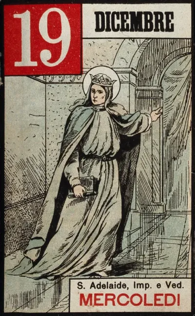 Saint Adelaide. Colour photogravure