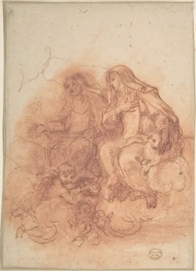 Saint Agnes and a Female Saint