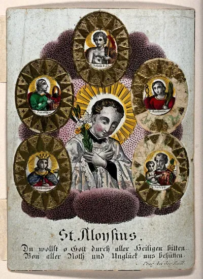 Saint Aloysius Gonzaga and other saints
